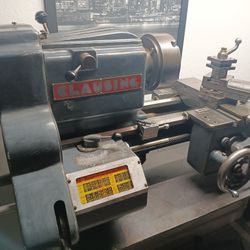 Antique 1949 Clausing Metal Lathe. Runs Beautifully! 