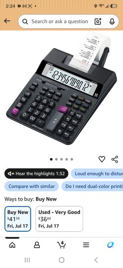 Printing calculator