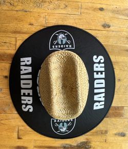 Las Vegas Raiders Straw Hat