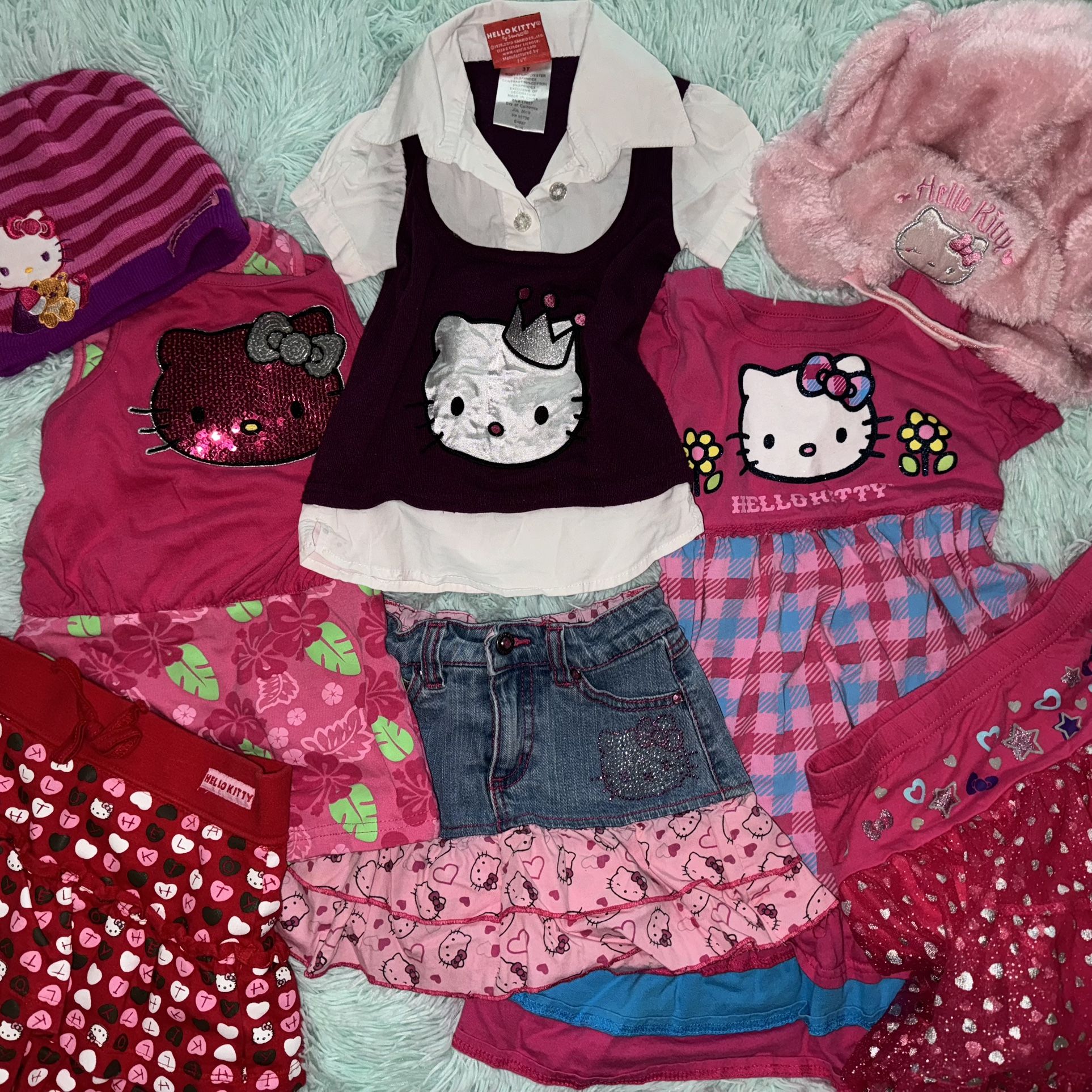 Hello Kitty Girls Clothing Bundle Sizes 2T-7/8