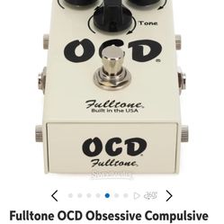 Highly Regarded Fulltone OCD Drive Pedal