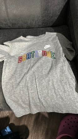 Nike gray boys t shirt size 6
