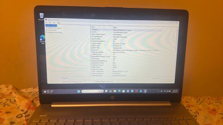 HP laptop $100 information in photo