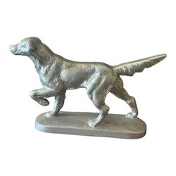 Vintage Antique Cast Iron Hunting Dog Pointer or Setter Figure Doorstop