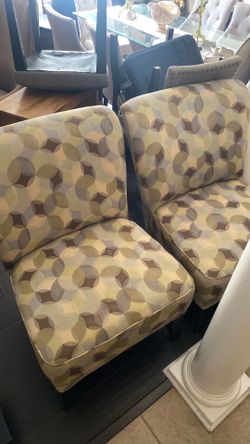 Modern Pattern Accent Chairs