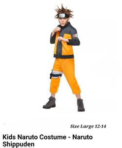 Kids Naruto Costume - Naruto Shippuden L 12-14 Halloween Costume