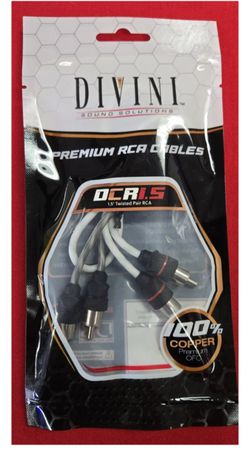 Premium OFC Rca 1.5ft Divini Sound Solution