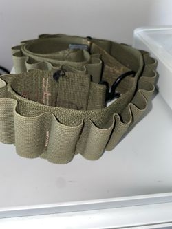 Adjustable Shotgun Shell Bandolier / Ammo Belt – Olive Drab – $15 OBO