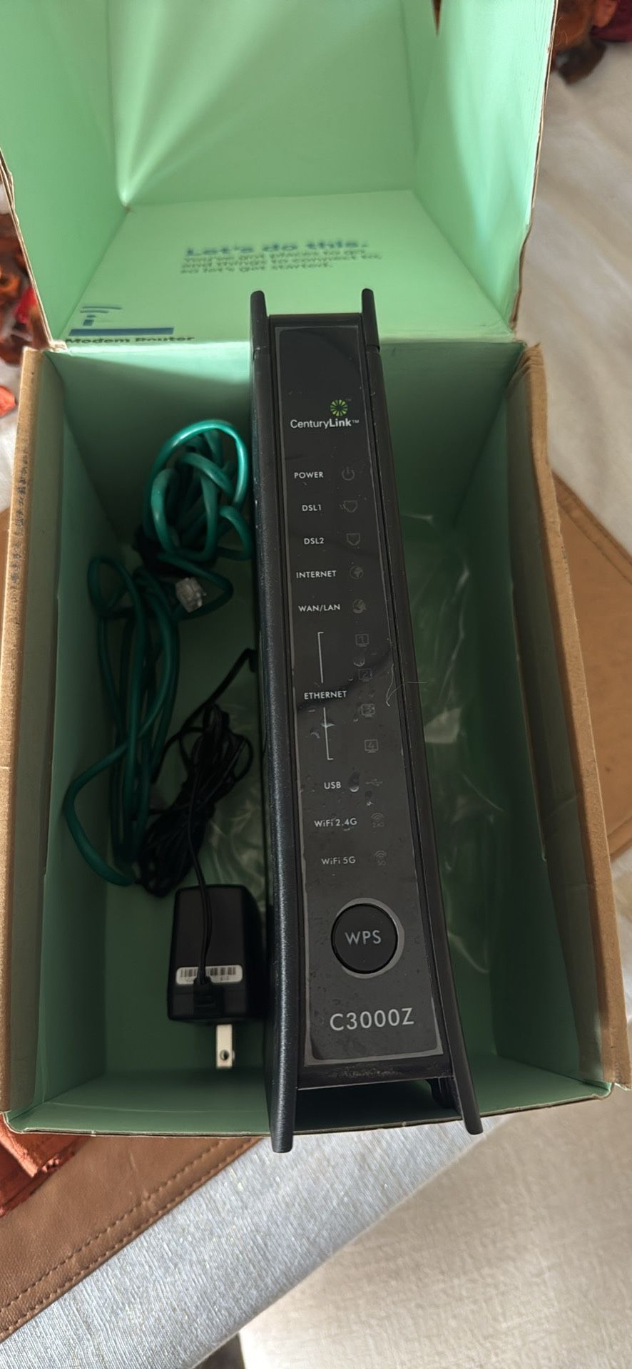 CenturyLink C4000BZ Modem/Router β Fully Reset β Works Perfectly β No Lease Fees