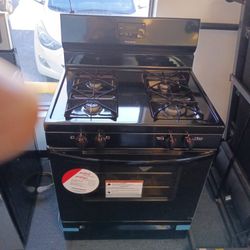 Black Gas Frigidaire Stove