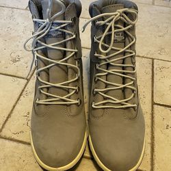 Grey Timberland Work Boots 