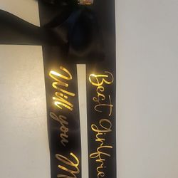 Girlfriend Floral Ribbon + Bow W/ Gem
