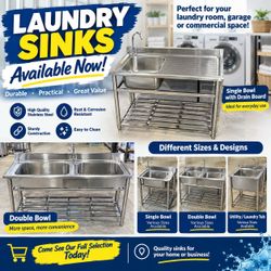 LAUNDRY SINKS AVAILABLE NOW! 🚨