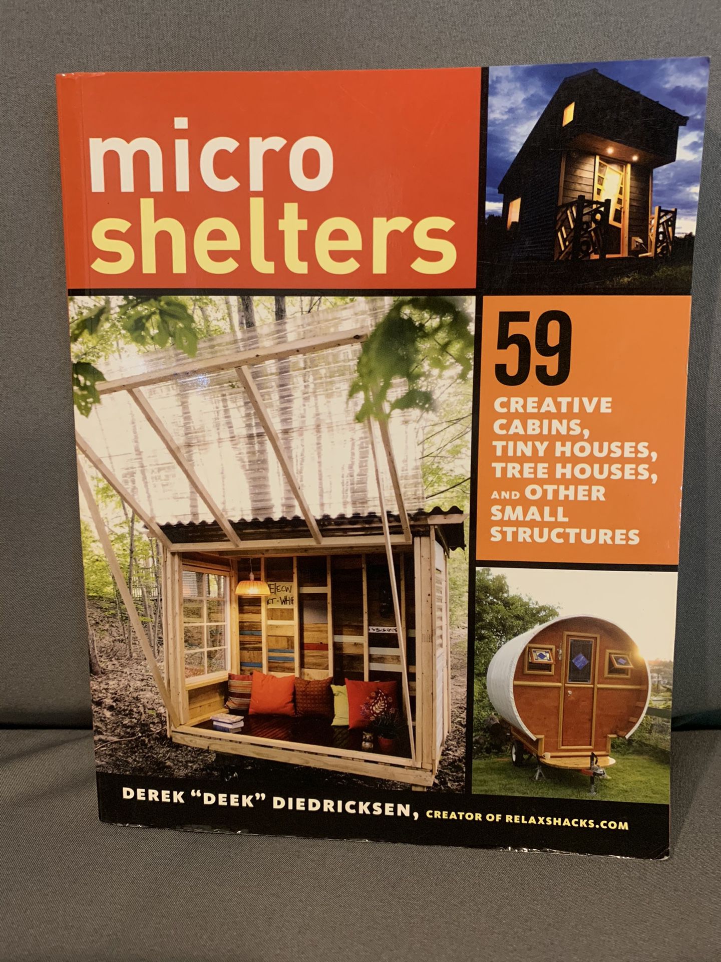 Micro shelters paperback book