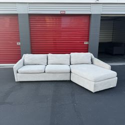 Beautiful West Elm L-Shaped Sofa Sectional