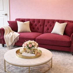 BRAND NEW Burgundy Couch/ Futon