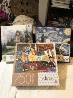 Jigsaw Puzzles lot of 3
