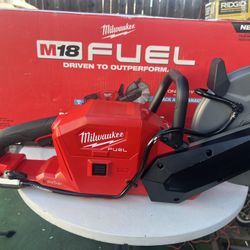 Milwaukee M18 FUEL ONE-KEY 18V Lithium-Ion Brushless Cordless 9 in. Cut Off Saw (Tool-Only) No Blade 