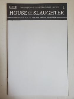 House Of Slaughter #1 Blank Cover Boom Studios Comics 2021 NM Bagged Boarded