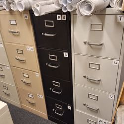 FILE CABINETS  DIFFERENT COLORS AND SIZES AVAIL - OFFICE MOVING SALE