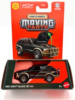 Matchbox 1:64 Scale Diecast Model - 2002 Chevy Blazer ZR2 4x4 (Moving Parts)