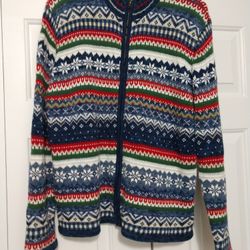 Tiara Ladies Zip Cardigan