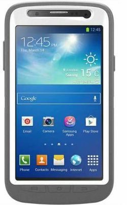 Samsung S4 phone case active grey and white