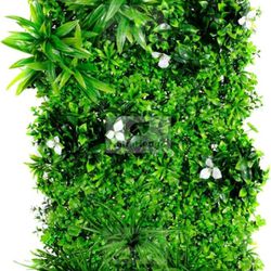 NatraHedge Artificial Maui Living Wall Vertical Garden for Outdoor Hedge Installments or Indoor Decor (5 Pack) 28 SQF