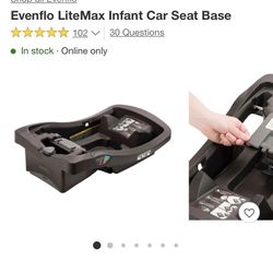 Evenflo LiteMax Infant Car Seat Base