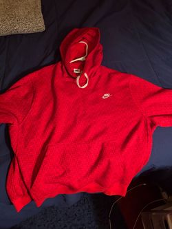 Nike Red Pullover Hoodie