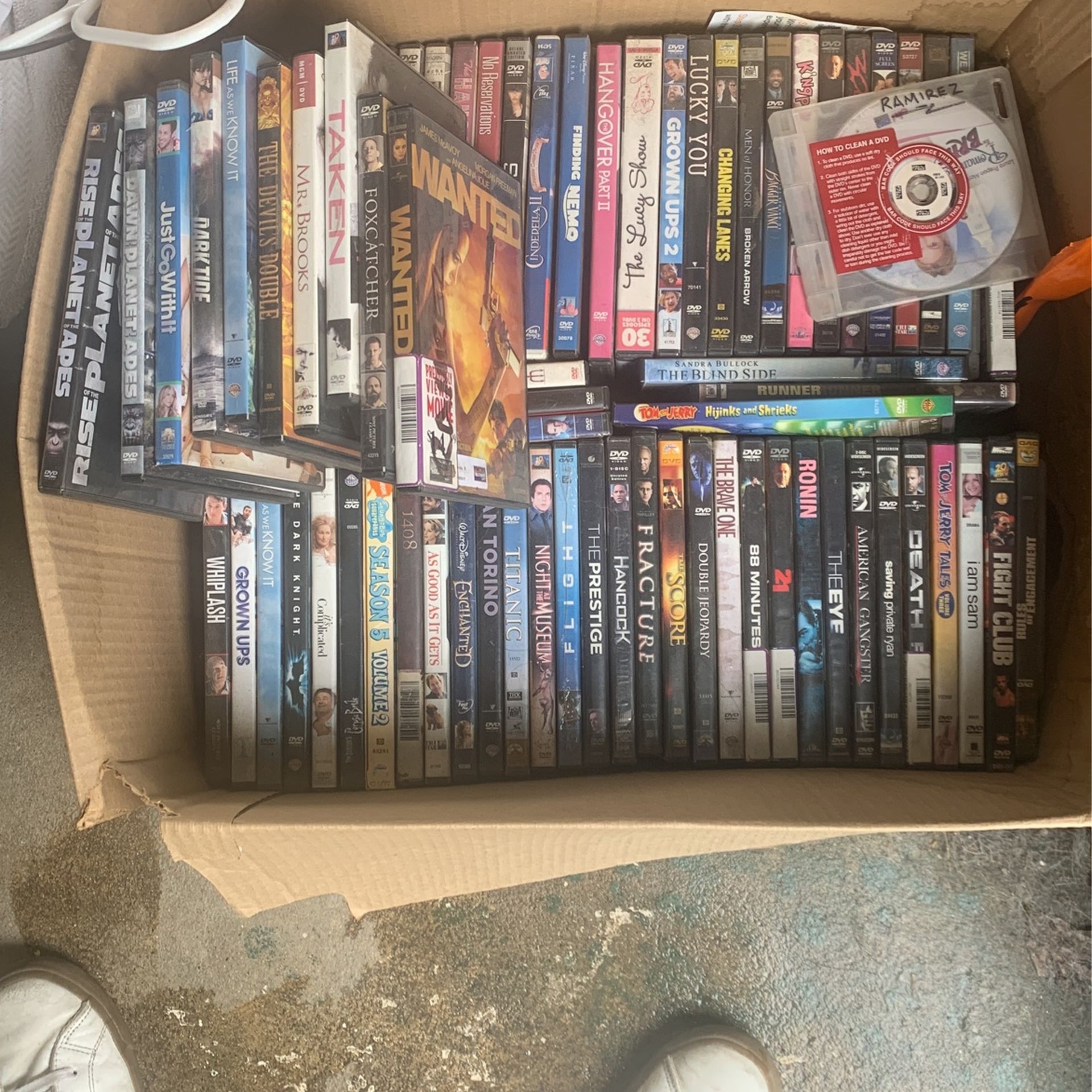 75 DVDs Movies Great Condition