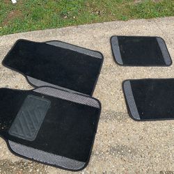 Four Mats For A Small Car (NO SHIPPING)