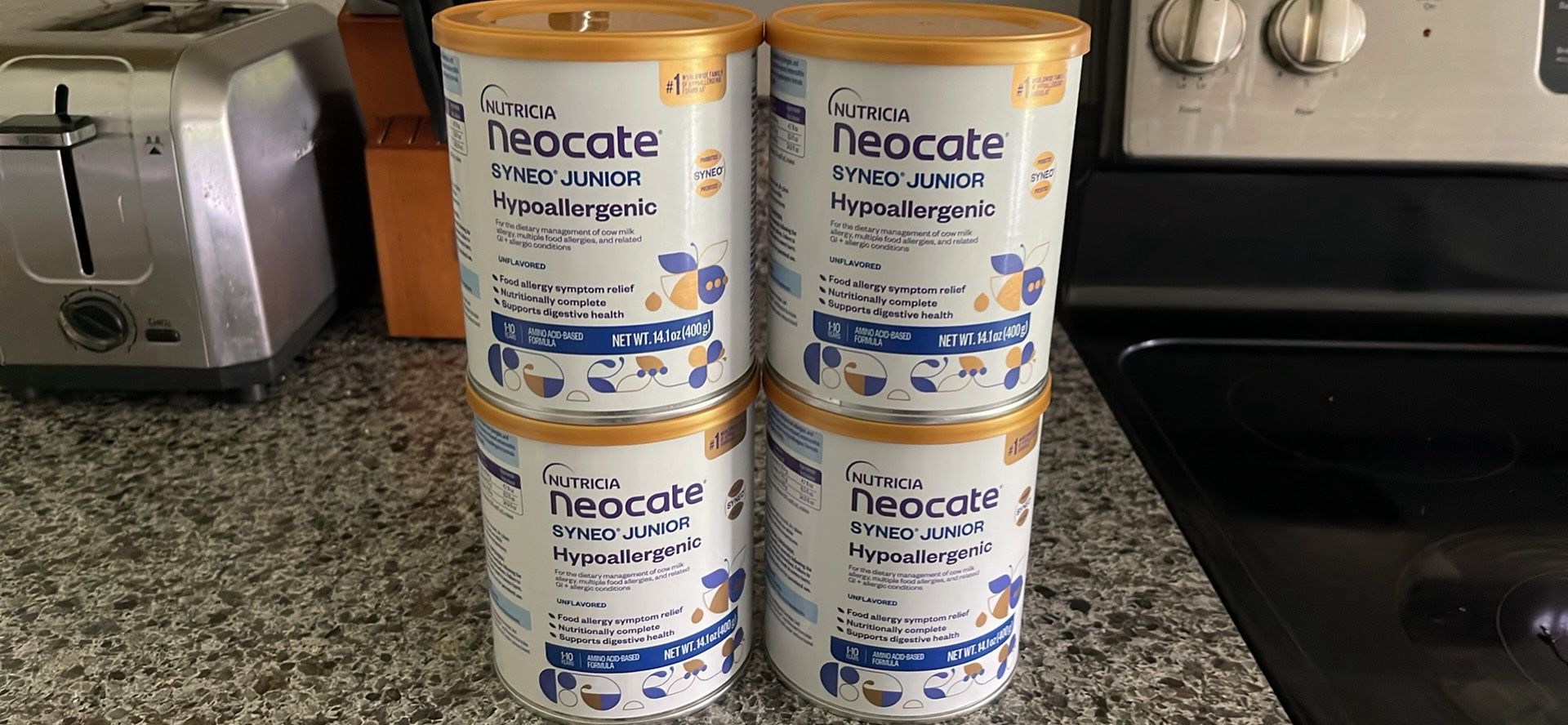 Neocate Junior 4 Cans For Sale 