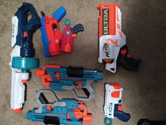 Assortment Of Nerf Guns