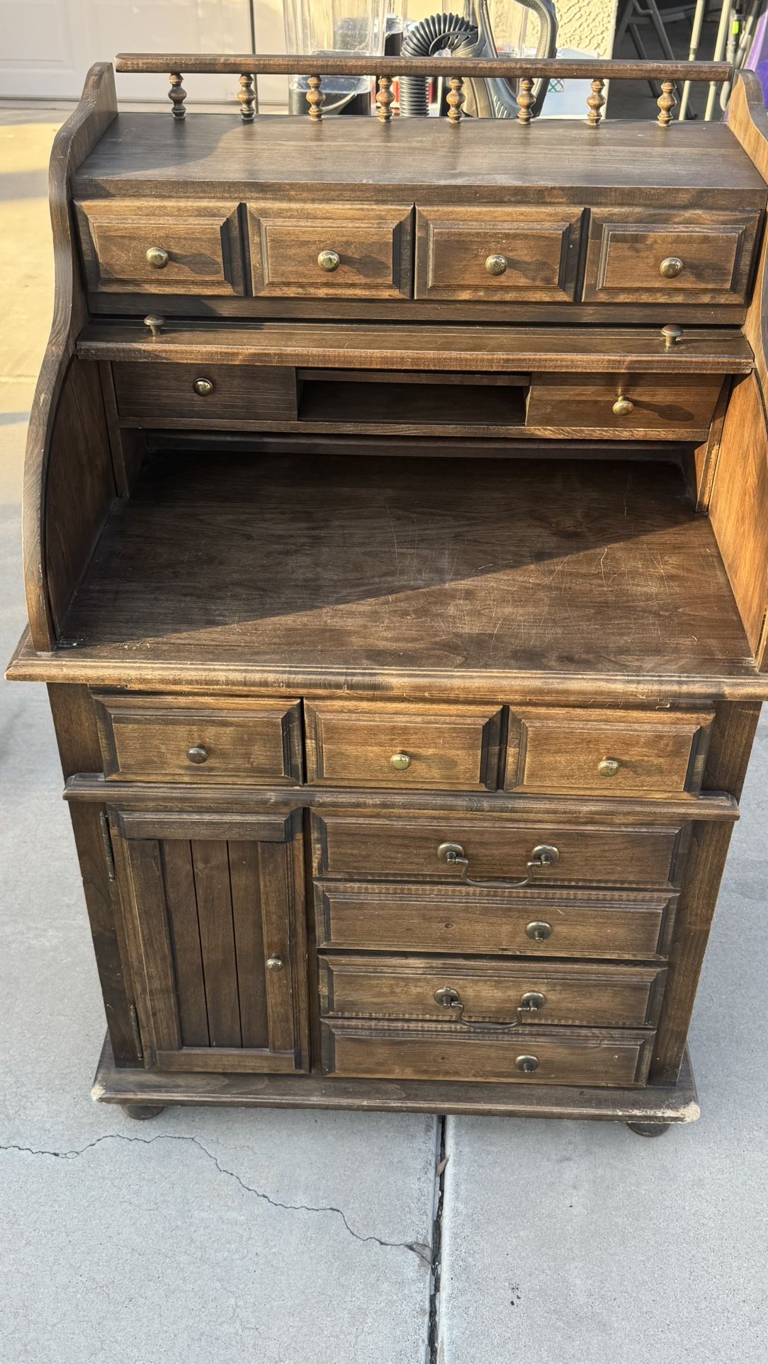 Vintage Roll Top Desk