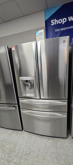 Kenmore Elite French Door 4‑Door Fridge – Stainless, Water & Ice
