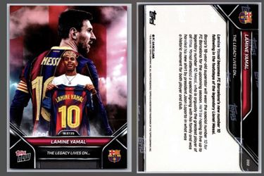 Lamine Yamal : 2025 Topps Now “The Legacy Lives On”
