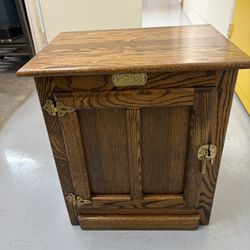 White Clad Night Stand End Table