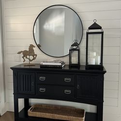 Black Console Table 