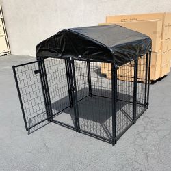 New in box $170 Heavy-Duty Kennel with Cover (4 x 4 x 4.5 FT) Dog Cage Crate Pet Playpen