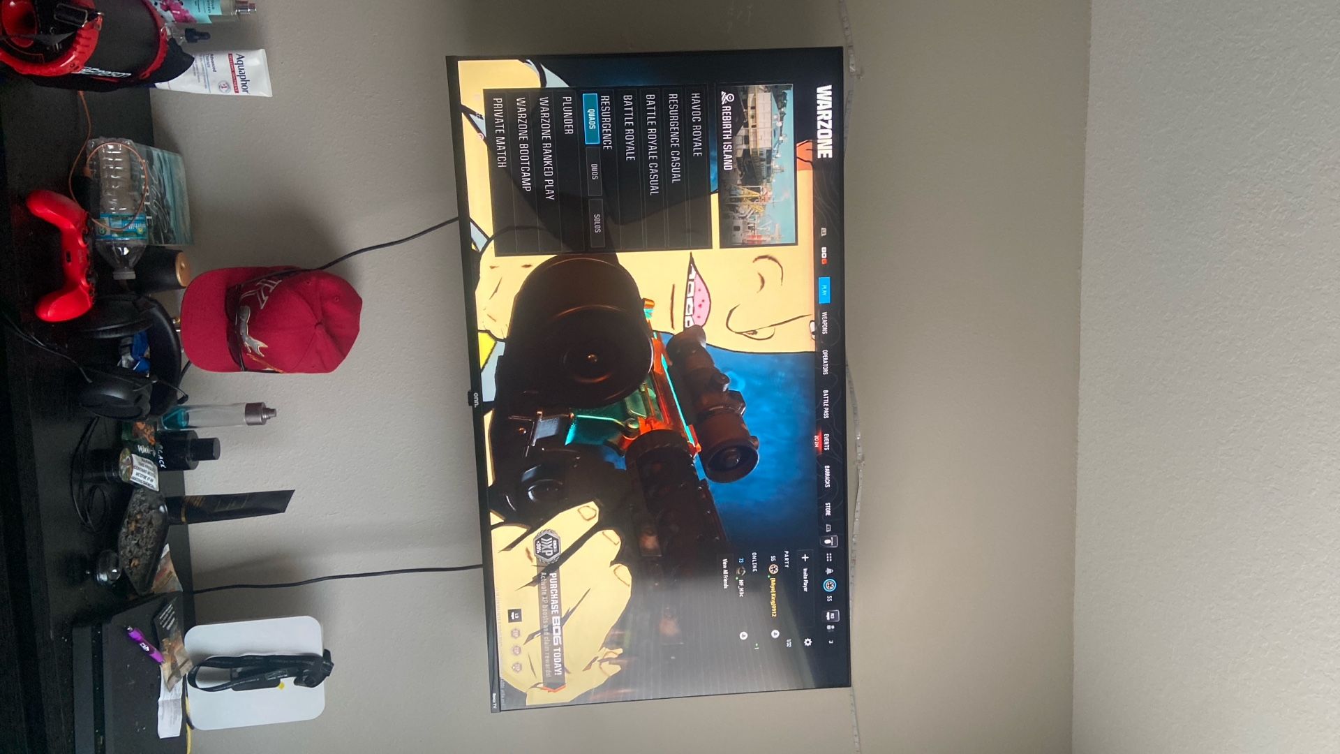 Onn 50inch TV With Remote