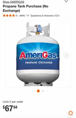 Propano gas tank almost full