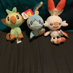 Pokemon Sword And Shield Starters Lot 3