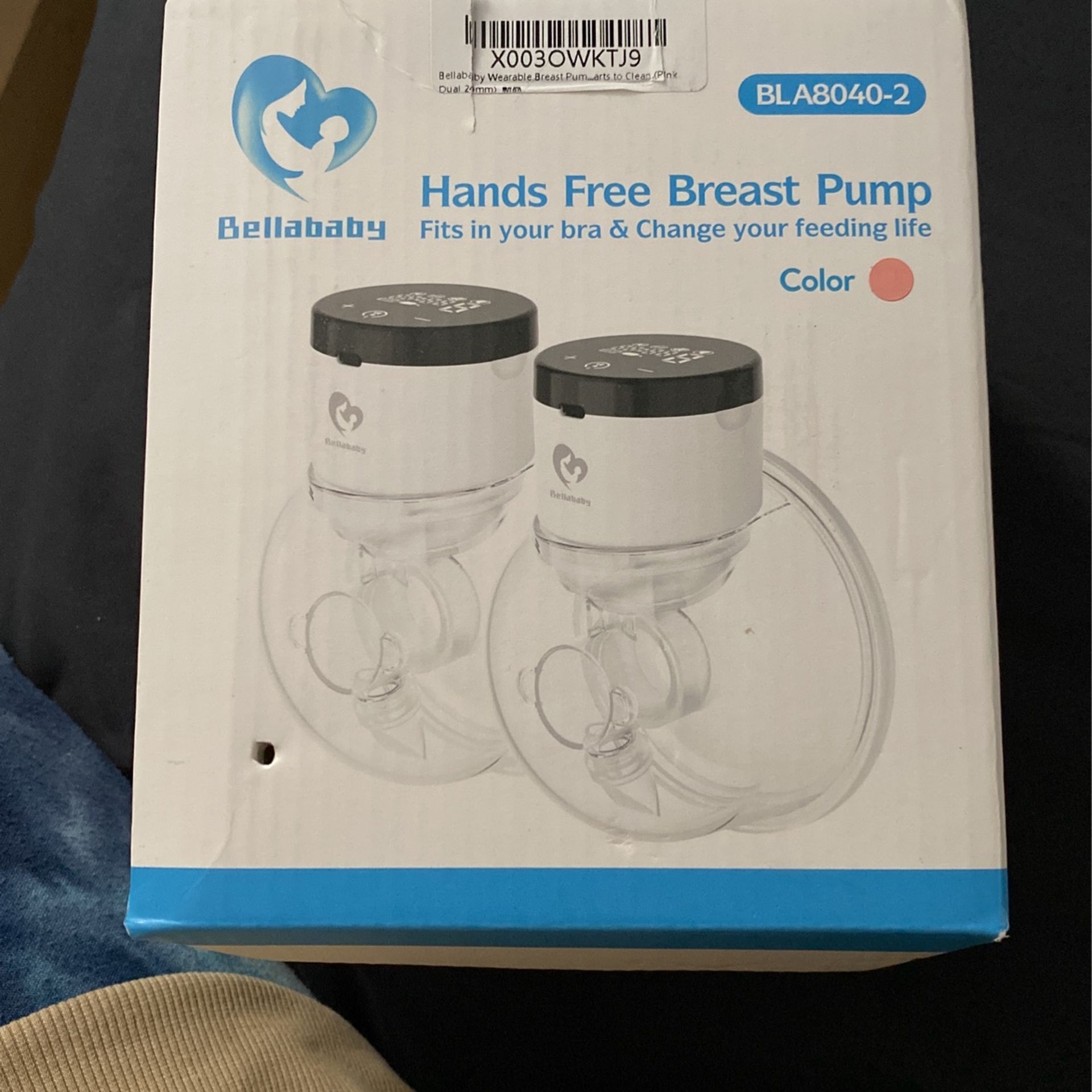 Hands Free Breast Pump (24mm) Pink