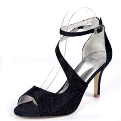 Dressy Black Heels - Brand New - Never Worn - Size 6.5