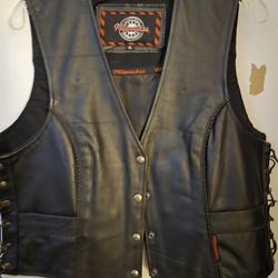 Ladies Leather Vest