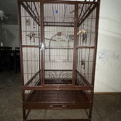 You & Me Standing Parrot Cage 