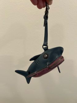 Coach shark coin purse