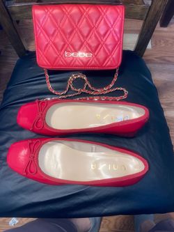 Red pumps size 8 gently used