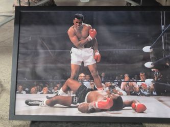 Ali Standing Over Liston Iconic Photo 24×36